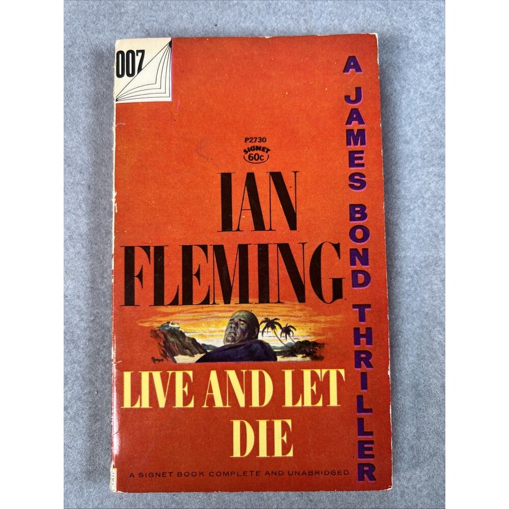 Live & Let Die (James Bond Thriller) Ian Fleming, Signet
